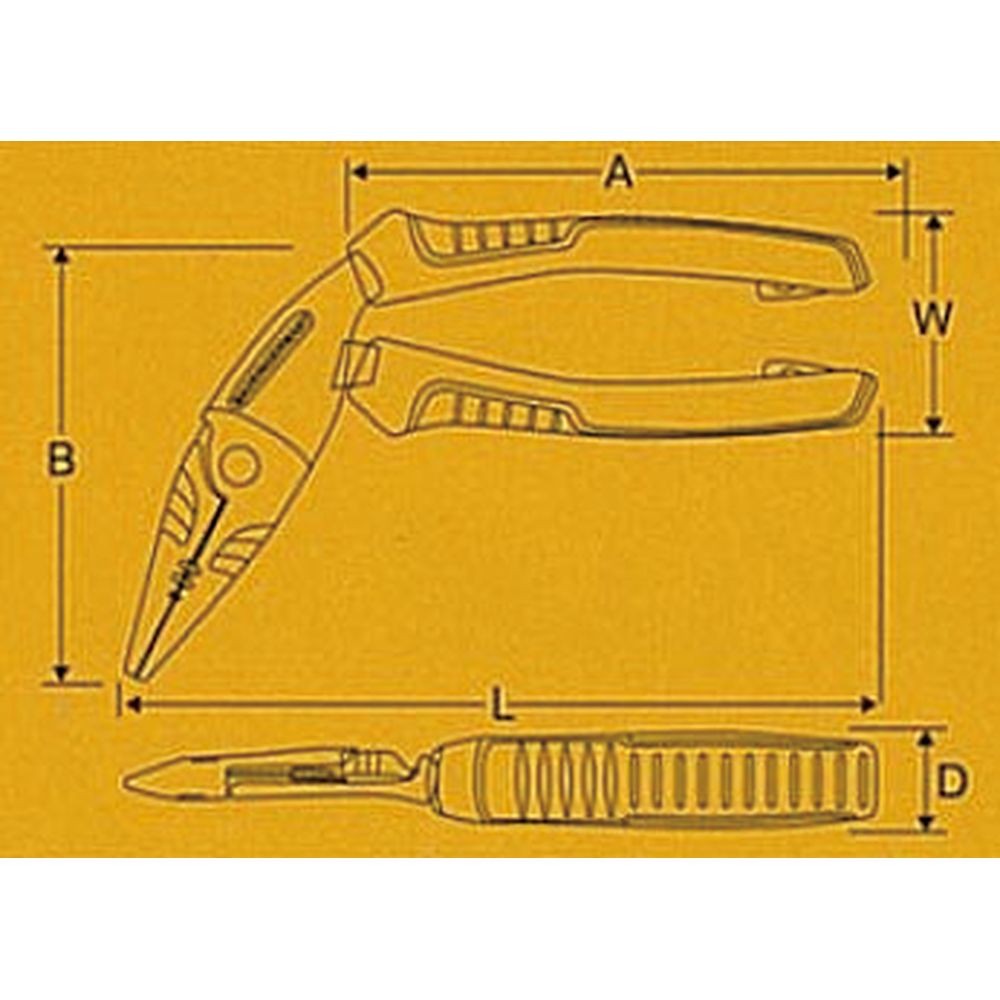 WEB限定特価】IRWIN T1902419 8 エルゴマルチロングノーズプライヤー 205mm｜工具・DIY用品通販のアストロプロダクツ