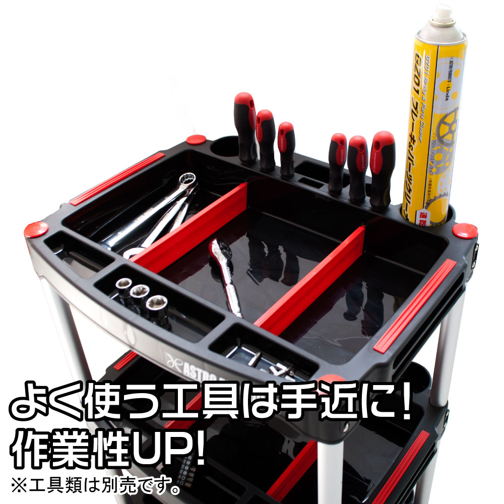 アストロ プラスチックツールワゴン TW840|工具・DIY用品通販のアストロプロダクツ