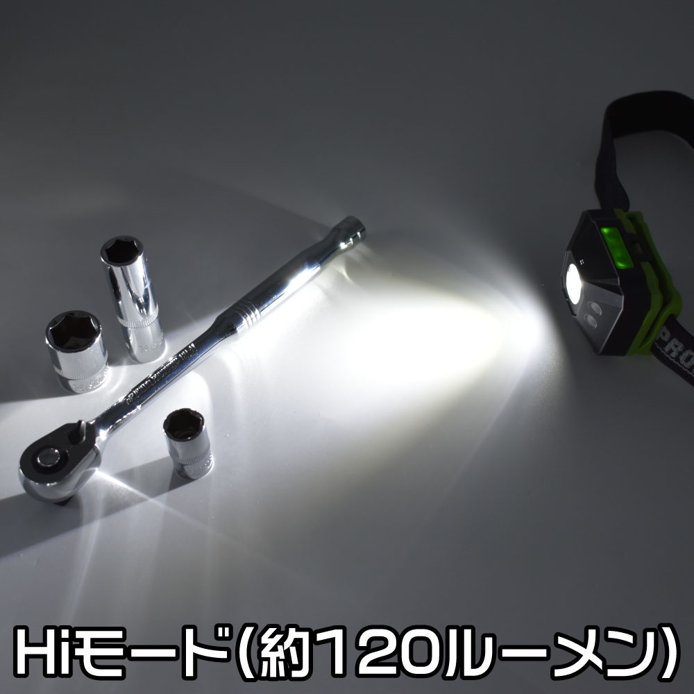 AP 3W LED モーションセンサー ヘッドライト|工具・DIY用品通販のアストロプロダクツ