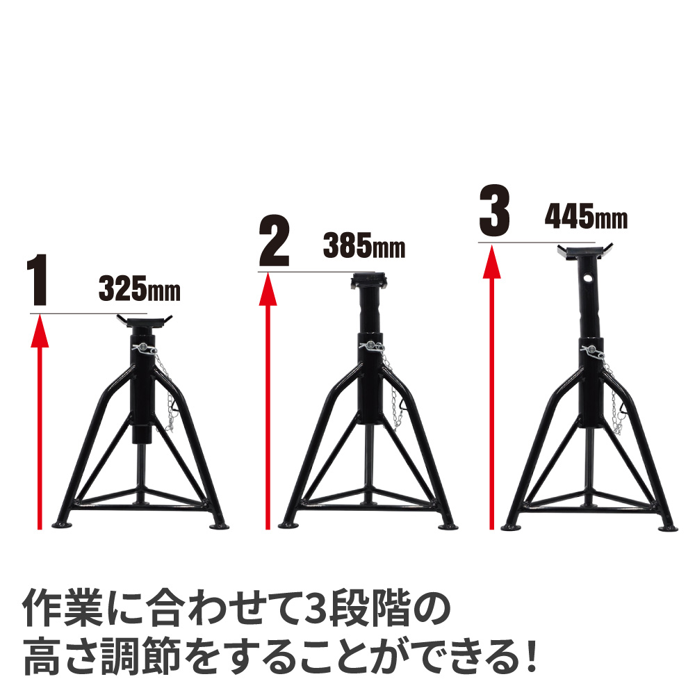 2022年11月1日 販売開始！】AP 2.0TON アルミガレージジャッキ リジッドラック2点セット｜工具・DIY用品通販のアストロプロダクツ