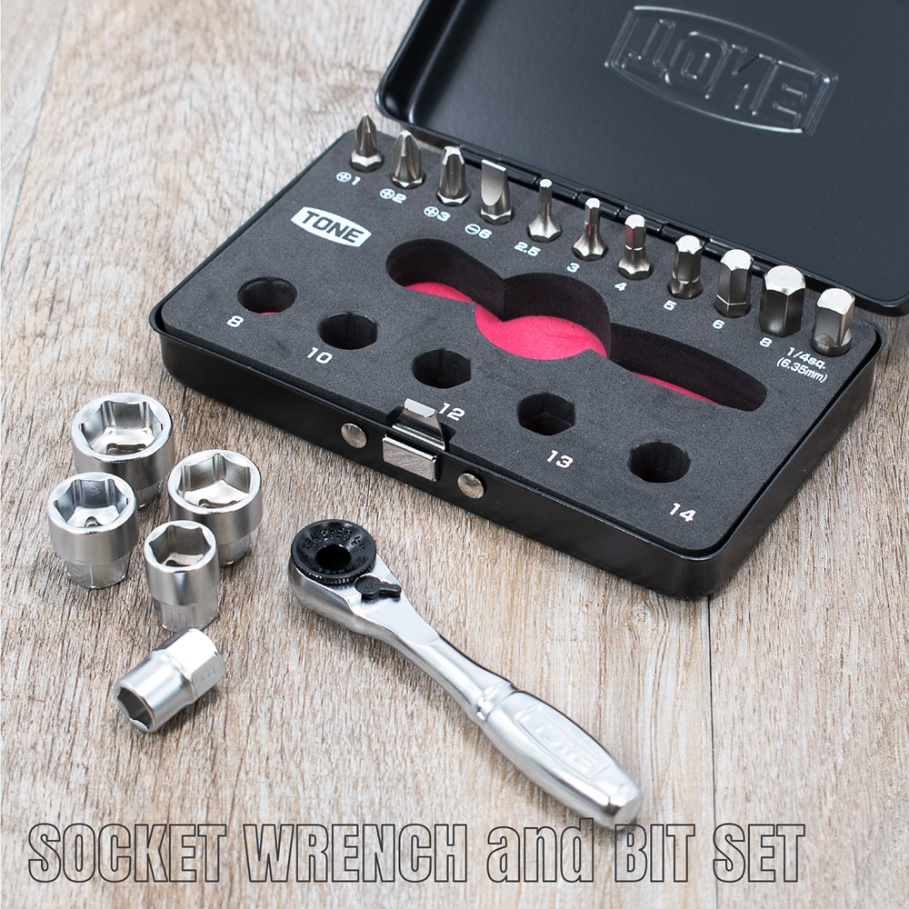 Tone Mixhcmbk ソケットビットセット ブラック 工具 Diy用品通販のアストロプロダクツ