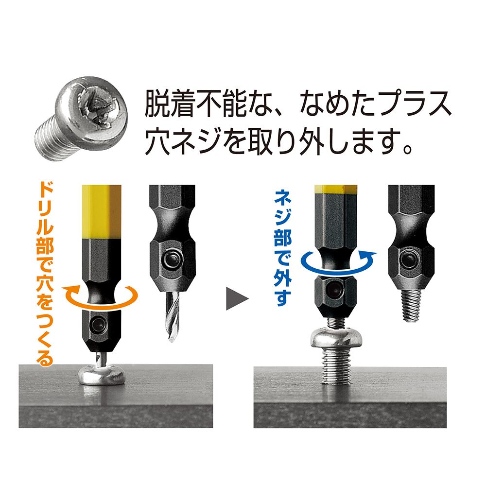 ANEX ANH-S3 なめたネジ外しビット3本/M2.5～5(ステン)｜工具・DIY用品通販のアストロプロダクツ